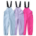 Colorful Childhood Ski Bibs Outdoor Thicken Snowboard Pants