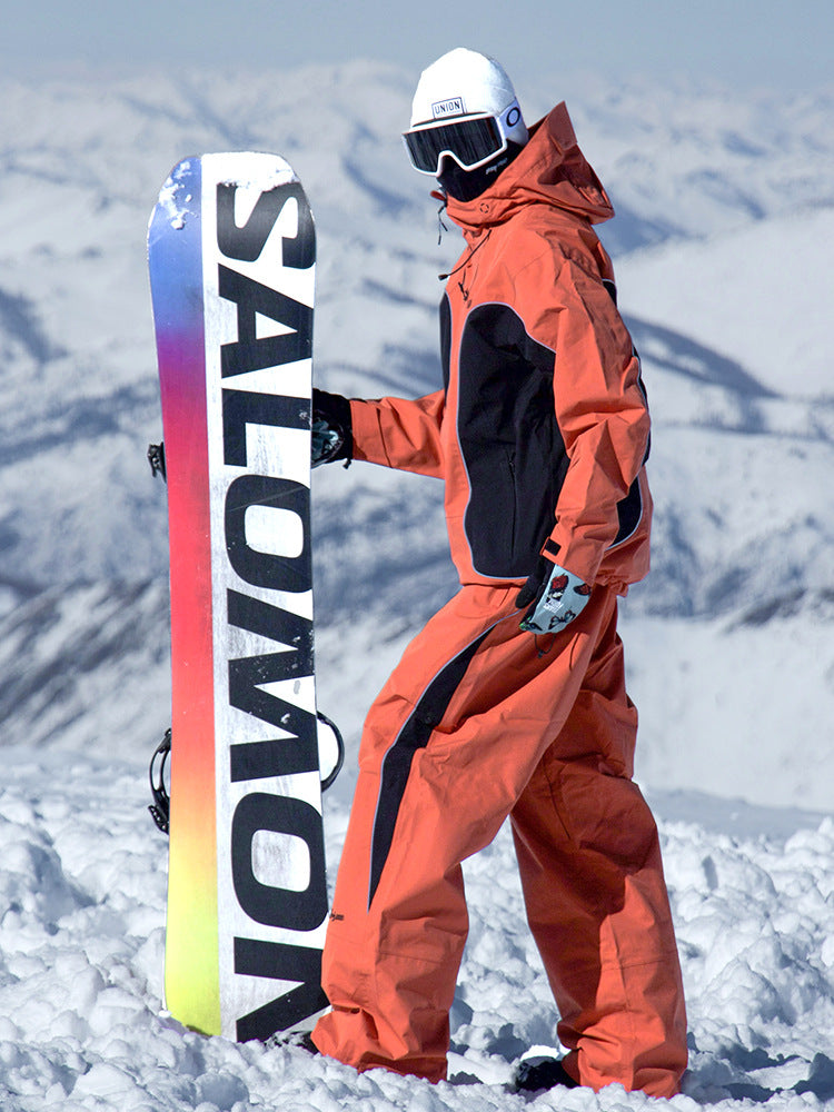 Men's Three-Layer Baggy Waterproof Ski Outfit