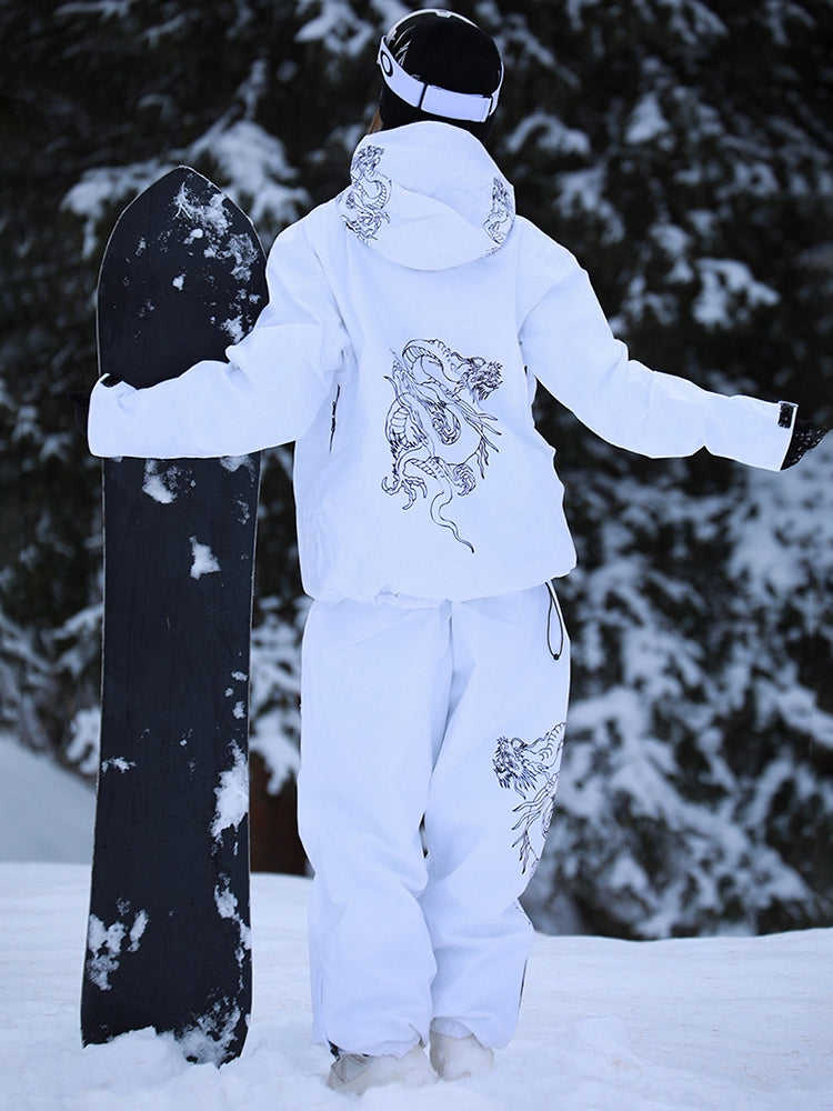 Unisex Insulated Oversized Snowboard Jacket and Pants