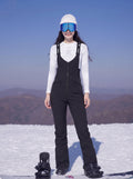 Women's Slim-Cut Full-Zip Ski Bib Overalls