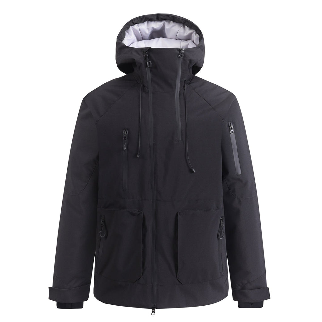 Men's Thermal-Reflective Snow Jacket with Vents