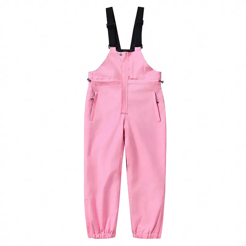 Colorful Childhood Ski Bibs Outdoor Thicken Snowboard Pants