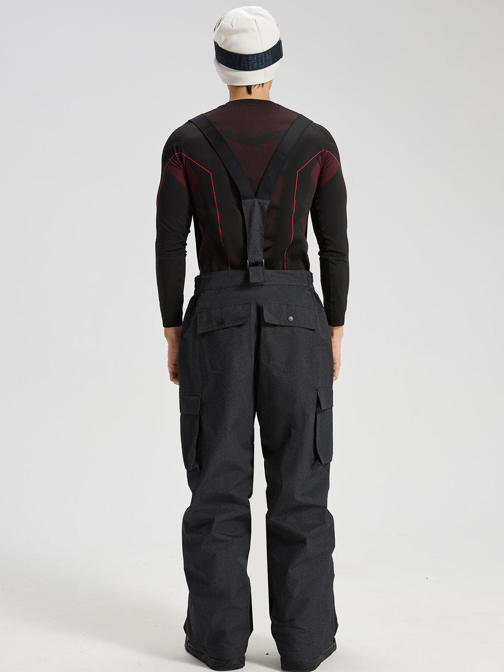 Men's Detachable-Suspender Ski Jacket and Bib Combo