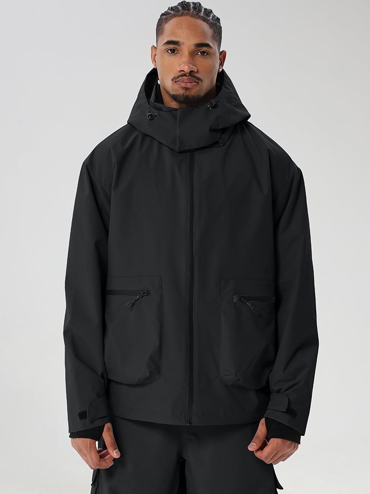 Men's Relaxed Snow Jacket with Inner Snow Skirt