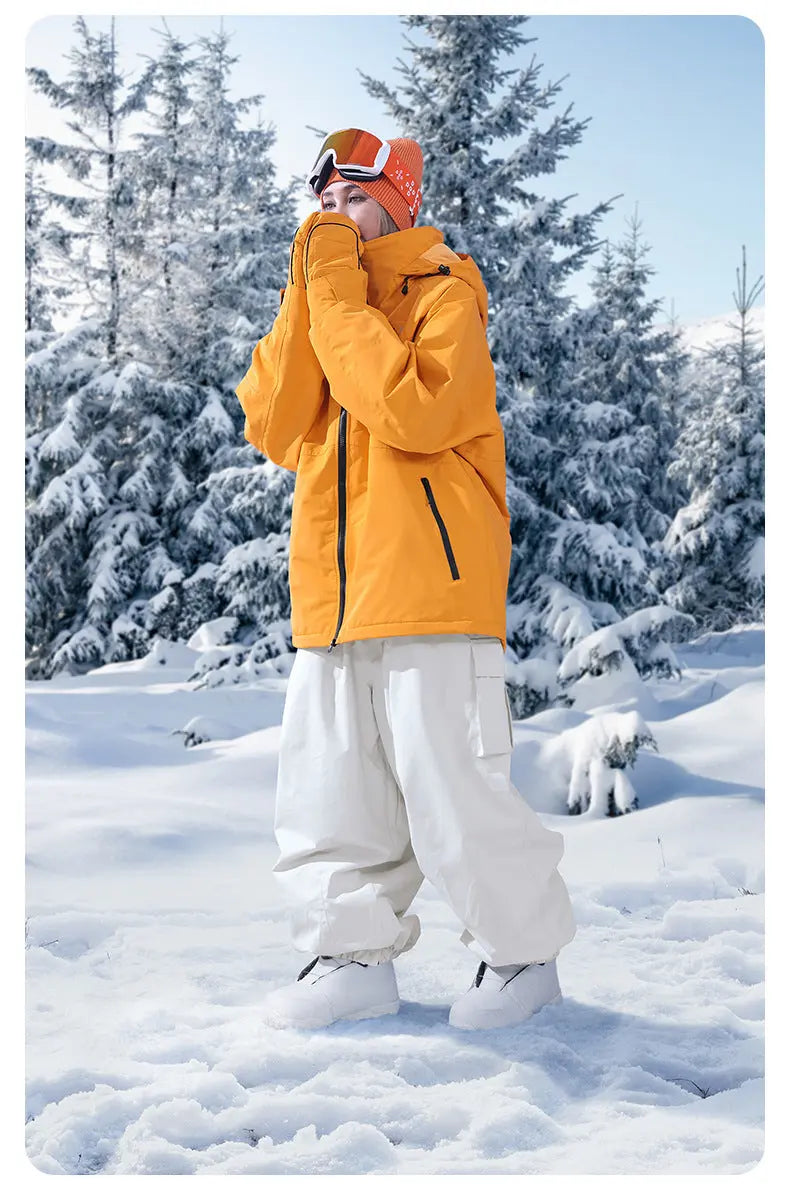Men Baggy Snowboard Trousers 2024 Outdoor Ski Pants