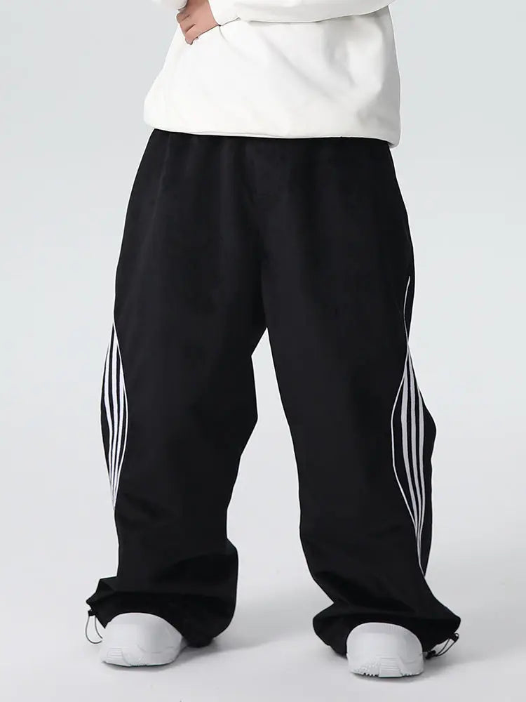 Women's Oversized Fleece Baggy Snowboarding Pants