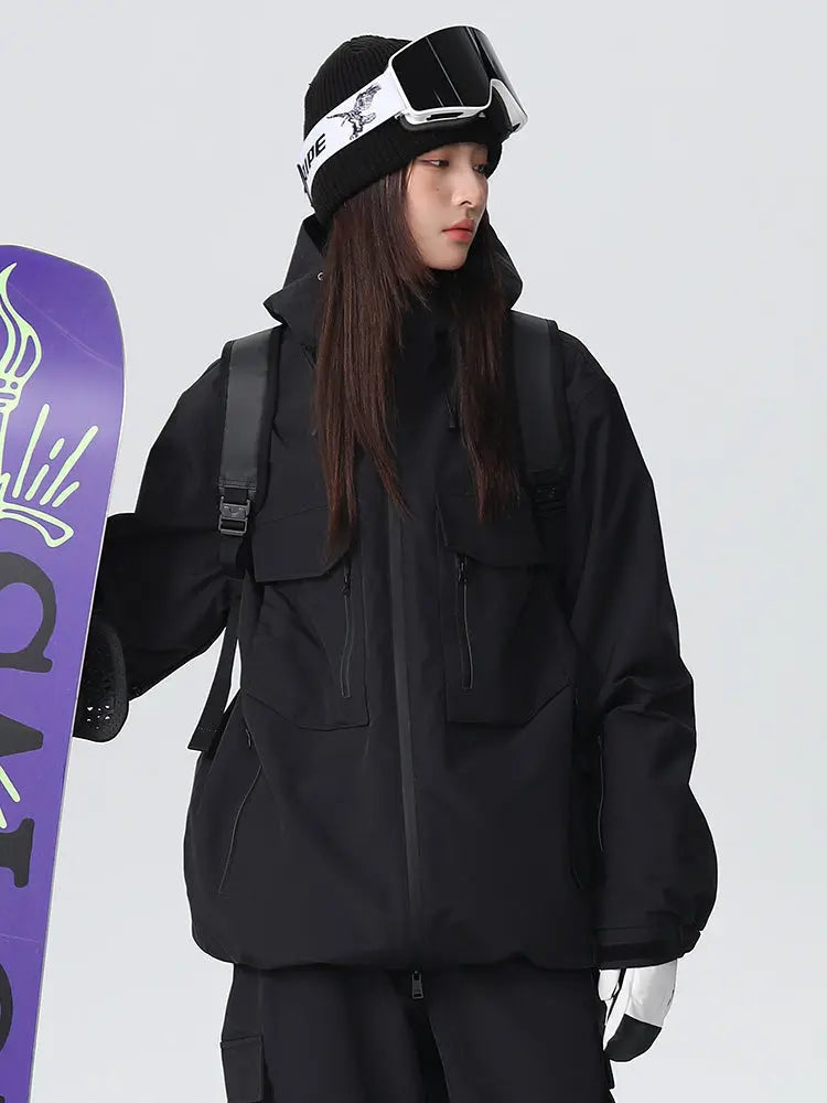 Unisex Advanture Snowboard Jacket Hooded Insulated Ski Coat