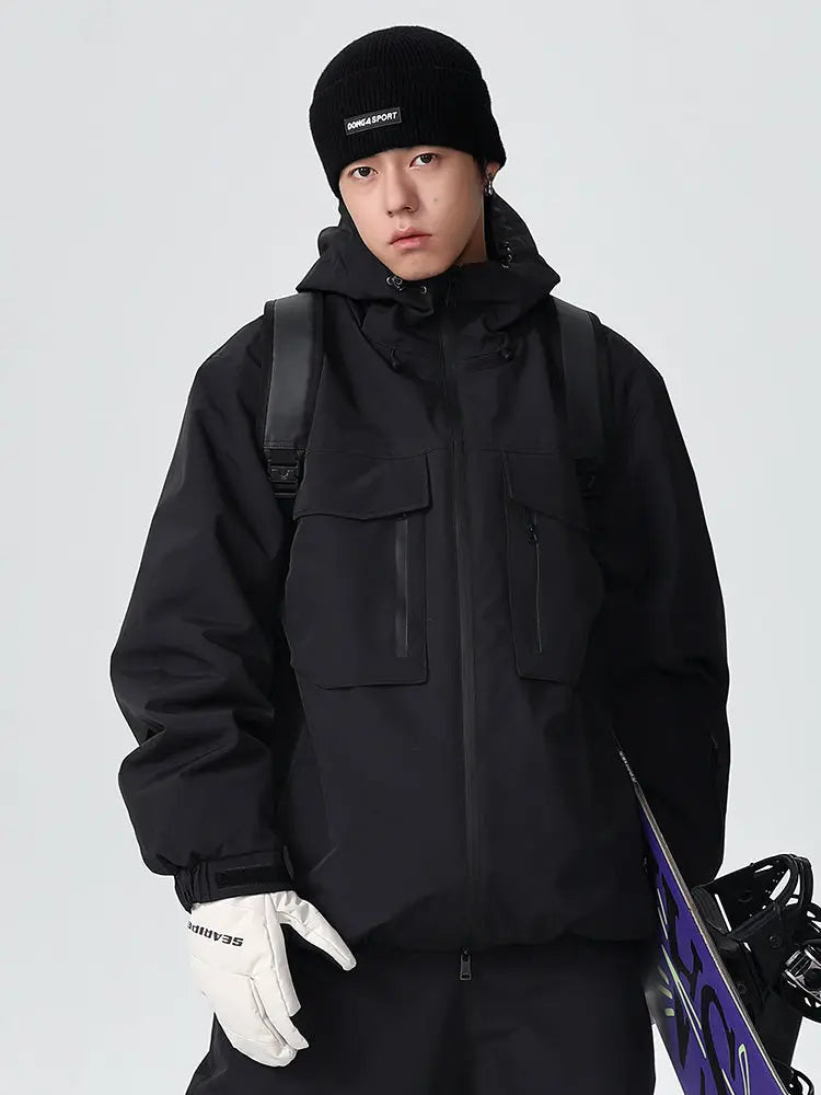 Unisex Advanture Snowboard Jacket Hooded Insulated Ski Coat