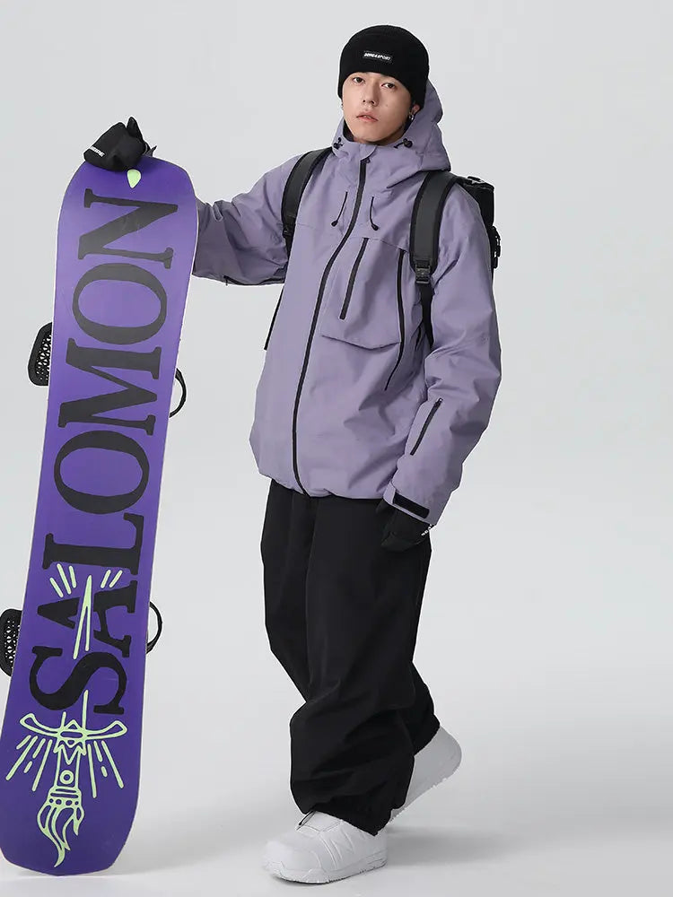 Unisex Freestyle Skisuits 2025 Winter Baggy Snowboard Suit