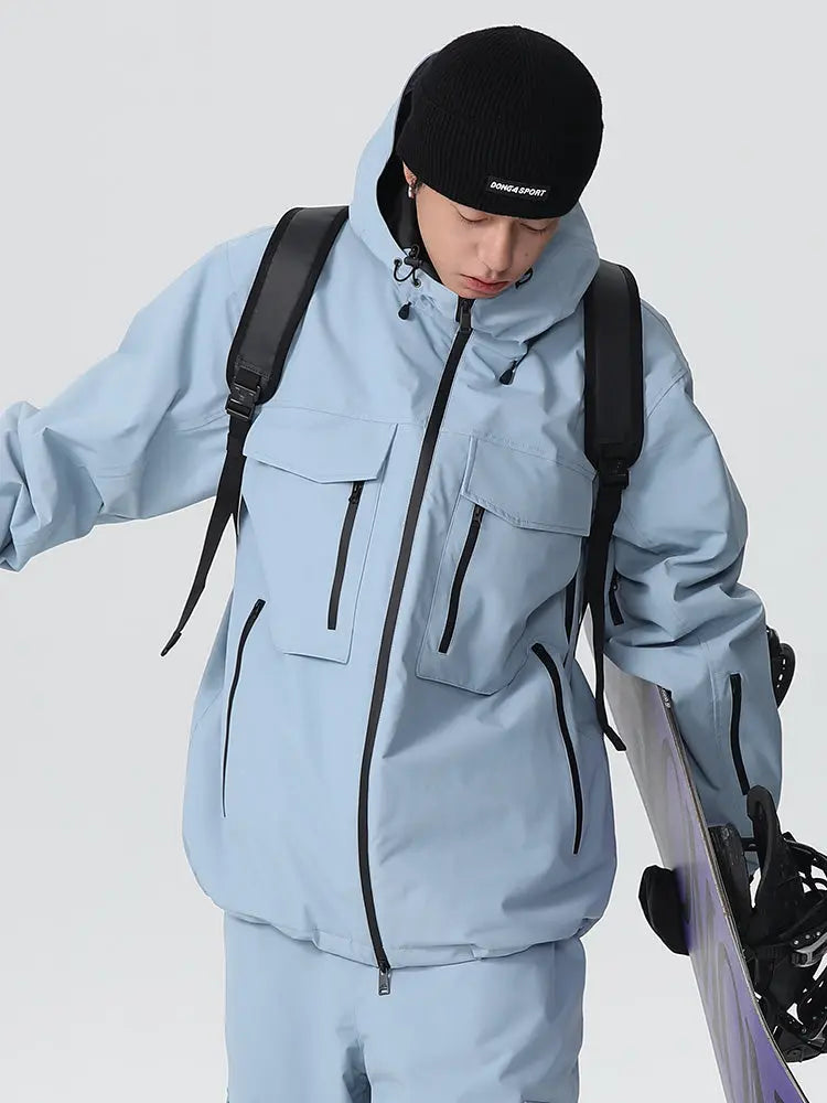 Unisex Advanture Snowboard Jacket Hooded Insulated Ski Coat