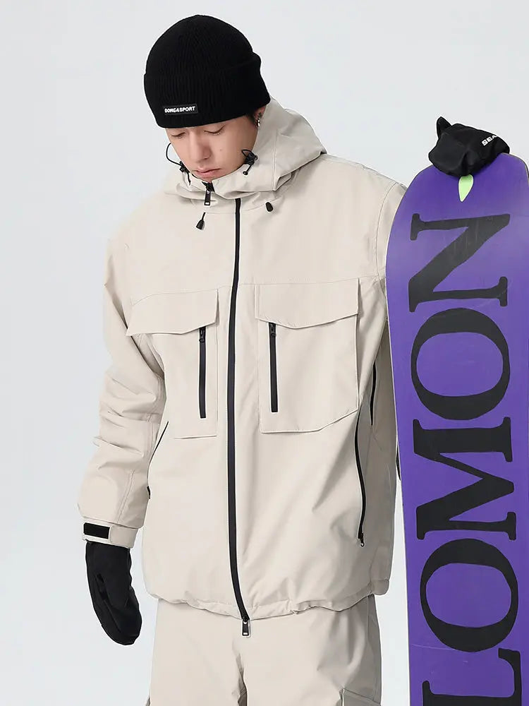 Unisex Advanture Snowboard Jacket Hooded Insulated Ski Coat