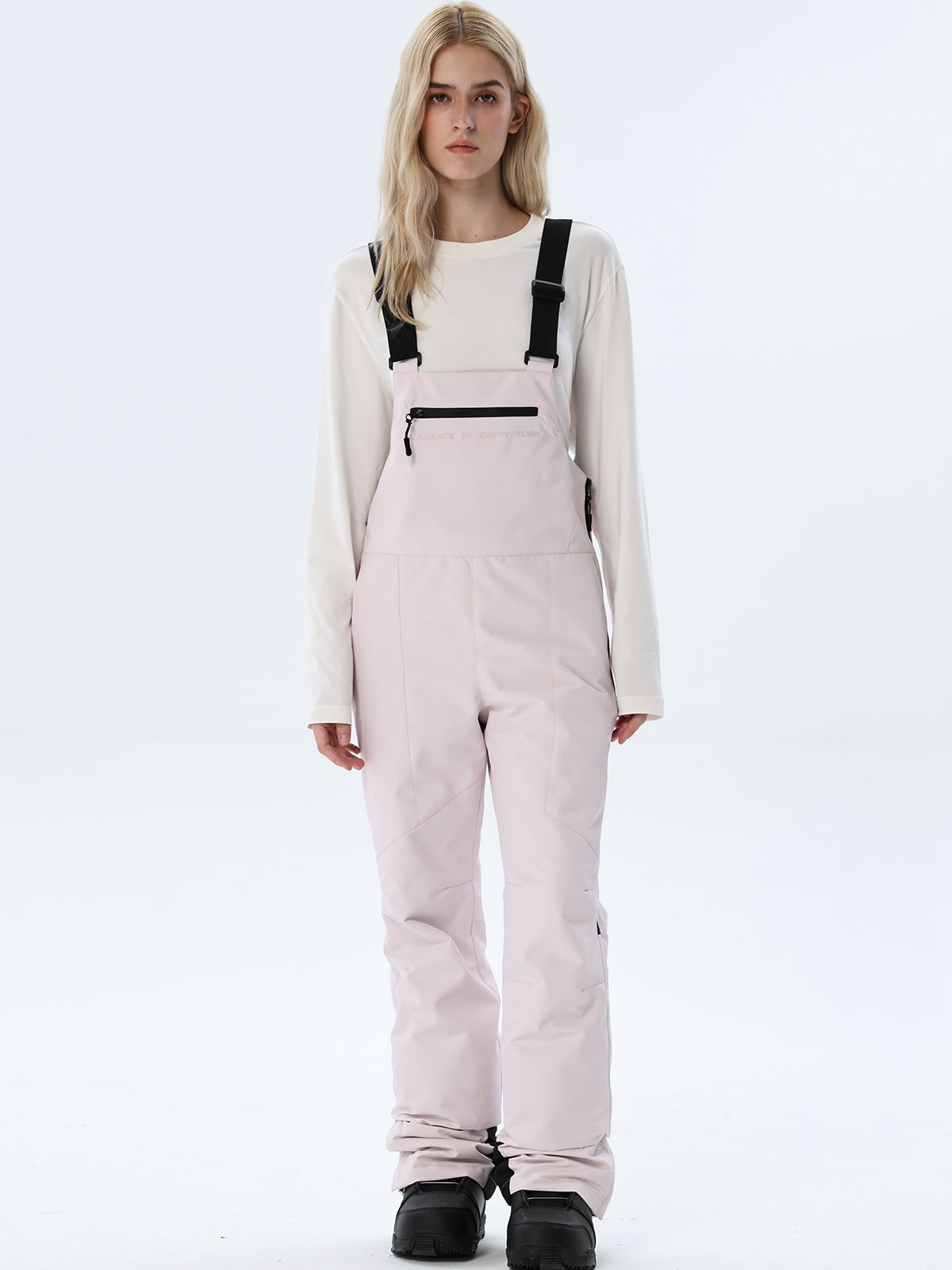 Women's Adjustable-Strap Snow Bib Overalls
