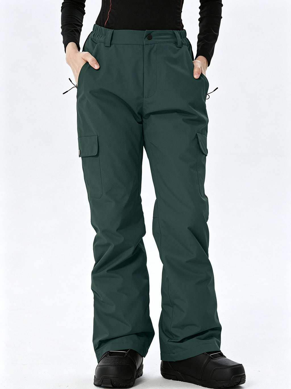 Women's Regular-Fit Cargo Snow Trousers