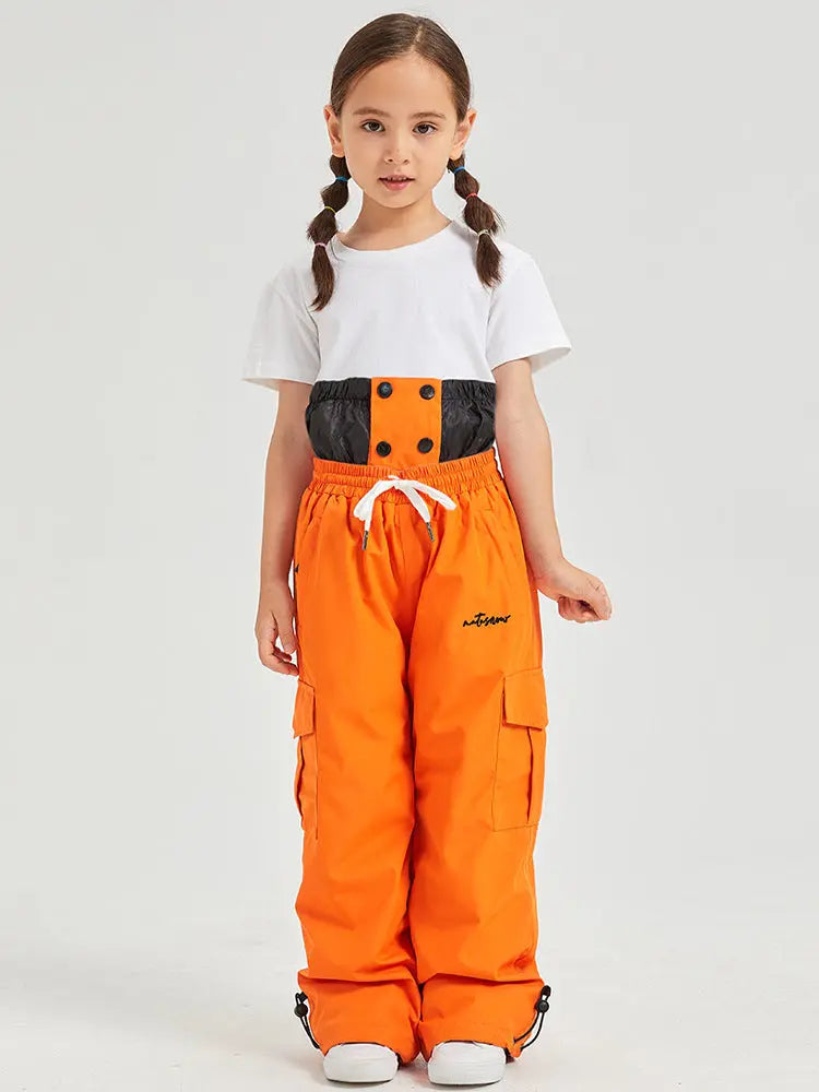2026 Baggy Ski Snow Pants High Waist Thicken Pants for Kids