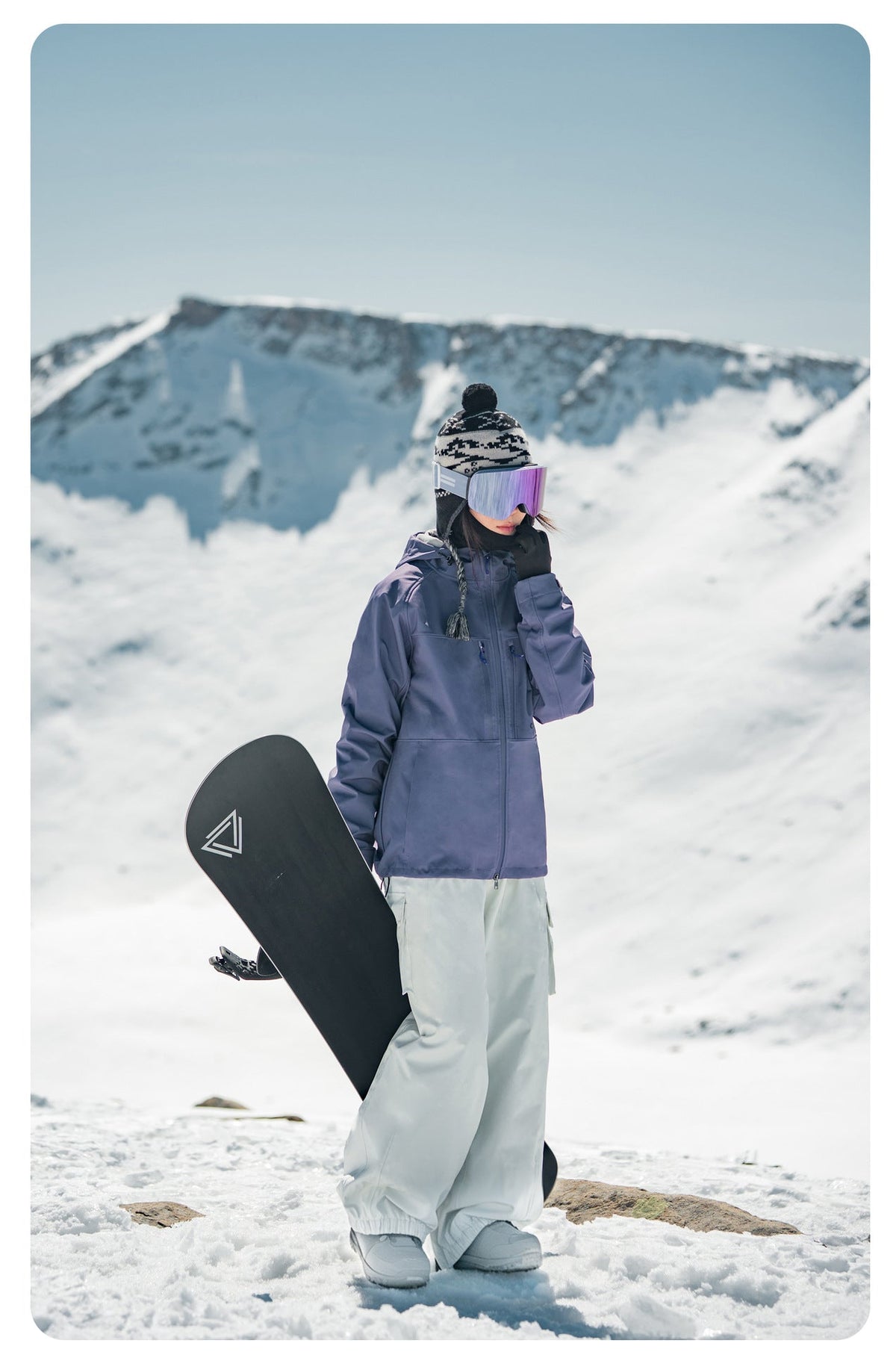 Women's Fleece-Backed Bonded Softshell Snow Jacket