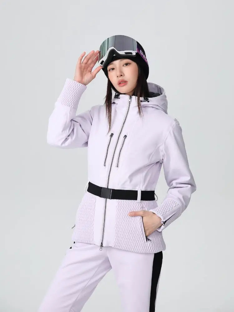 Women's 3L Insulated Ski Jacket Slim Fit Sports Wear