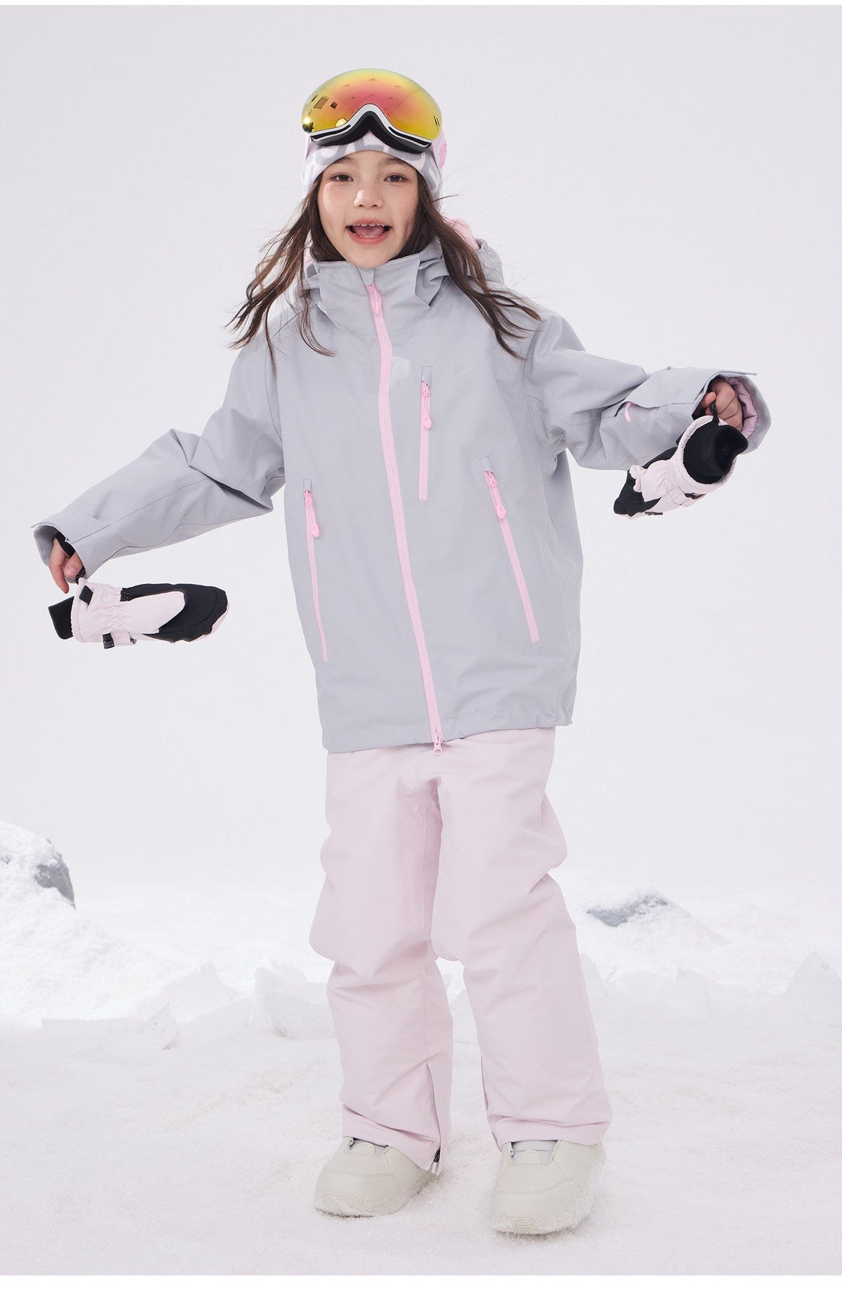Kids' Waterproof Three-Layer Snow Shell Jacket