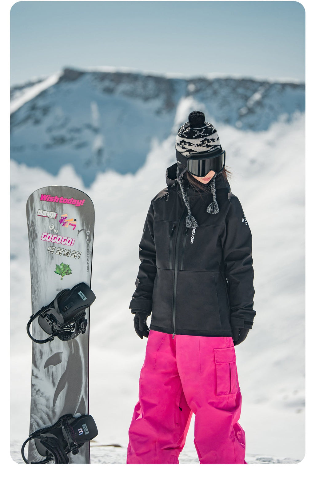 Women's Fleece-Backed Bonded Softshell Snow Jacket