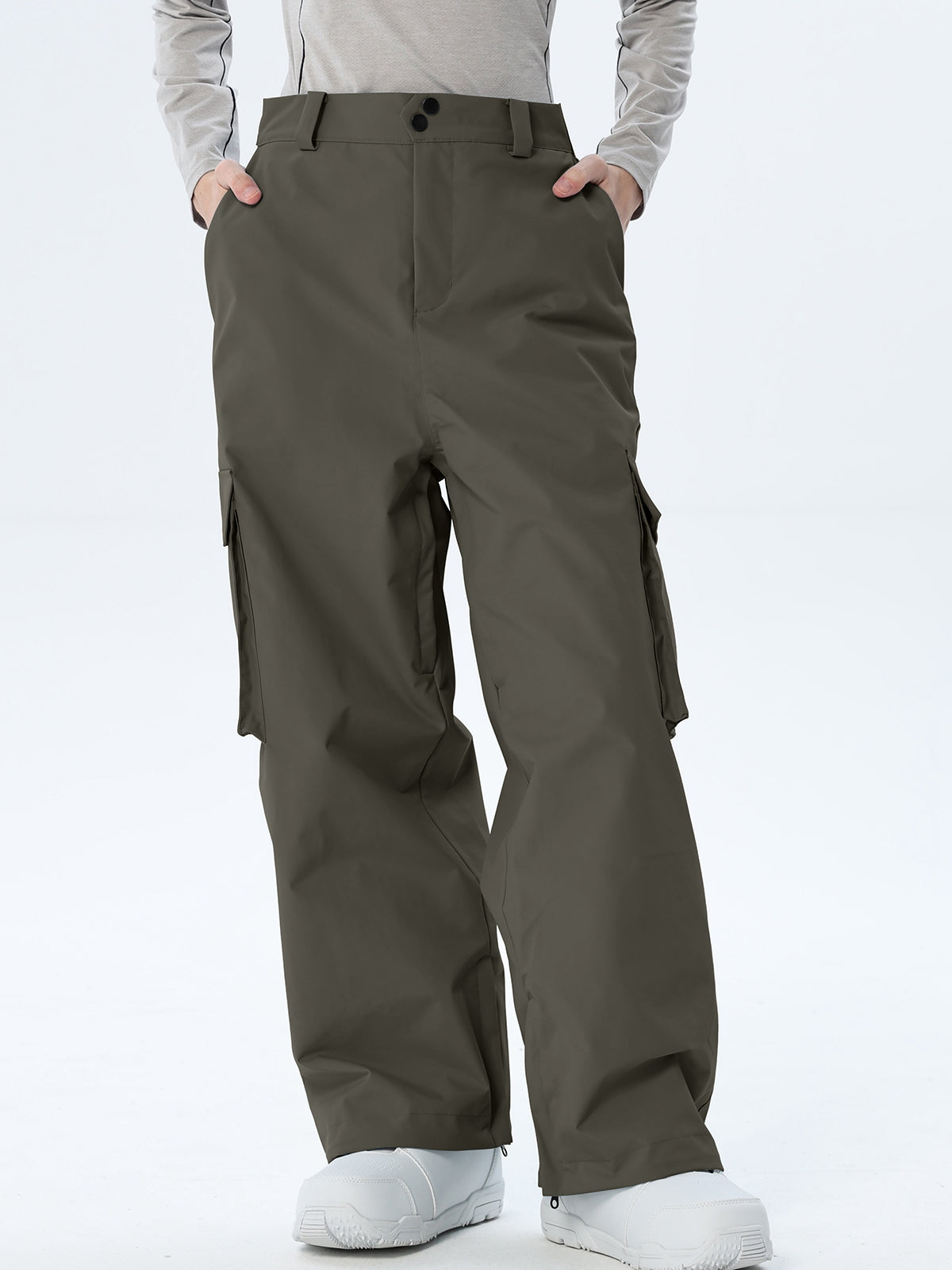 Women's Loose-Cut Ski Pants with Side Pockets