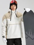 Men's Insulated Half-Zip Colorblock Snow Anorak