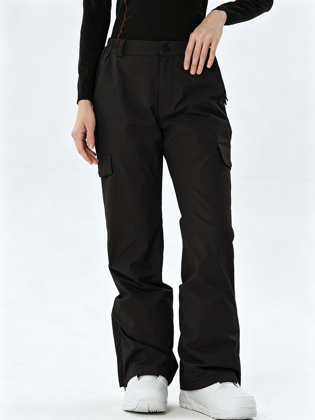 Women's Regular-Fit Cargo Snow Trousers