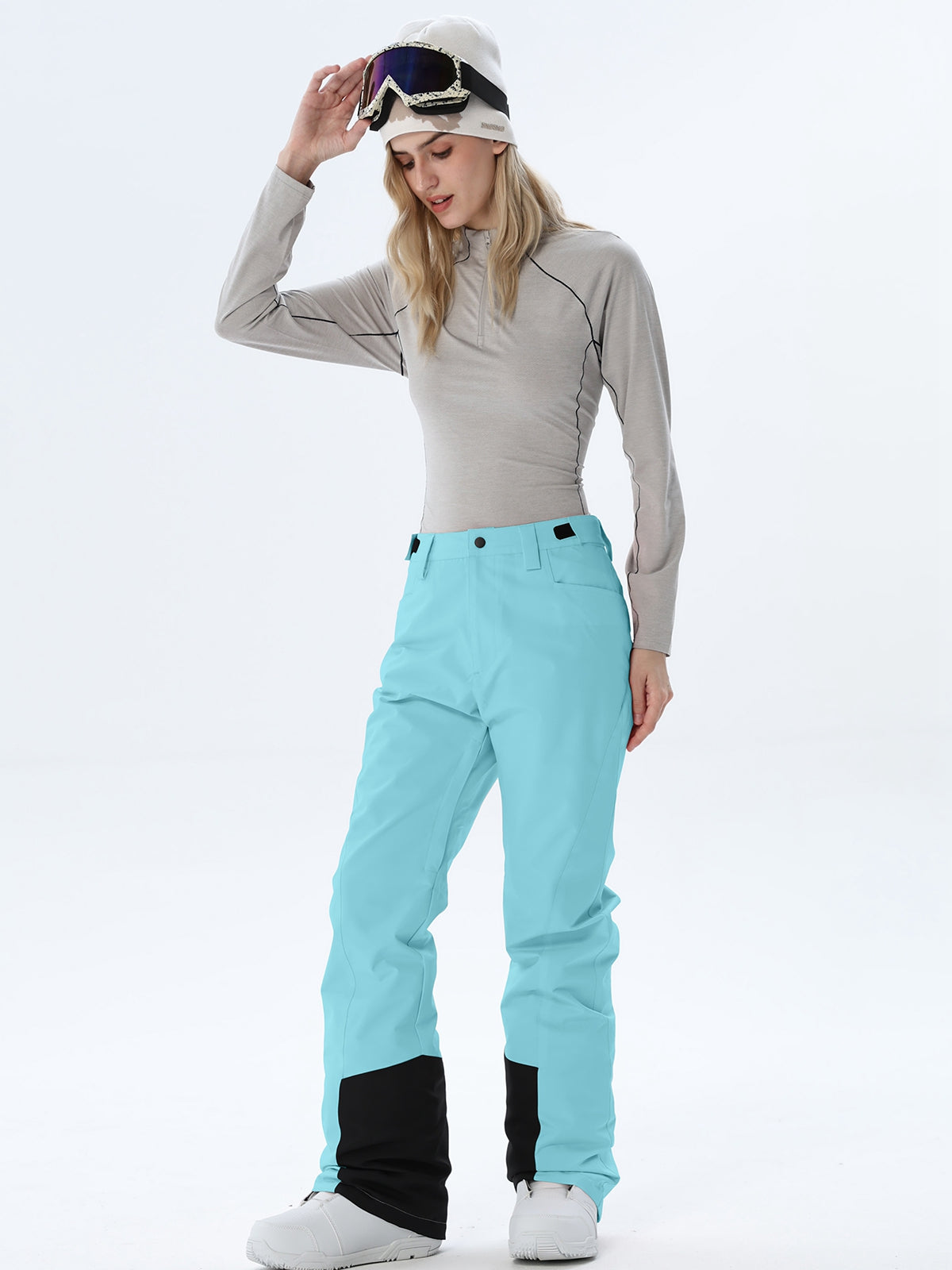Women's Straight-Leg Snow Pants with Ankle Panels