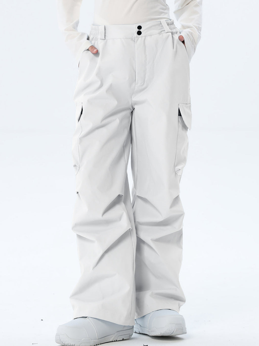 Women's Wide-Leg Cargo Snowboarding Trousers