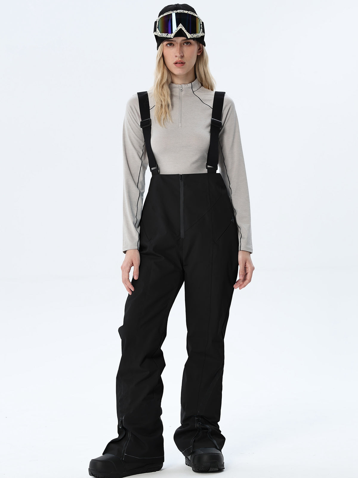 Women's High-Rise Suspender Snow Overalls