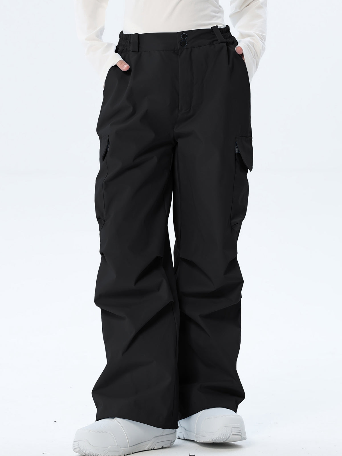 Women's Wide-Leg Cargo Snowboarding Trousers