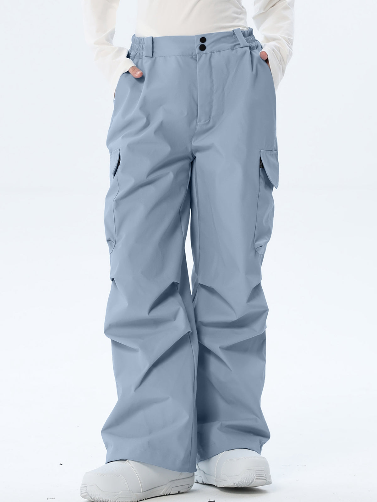 Women's Wide-Leg Cargo Snowboarding Trousers