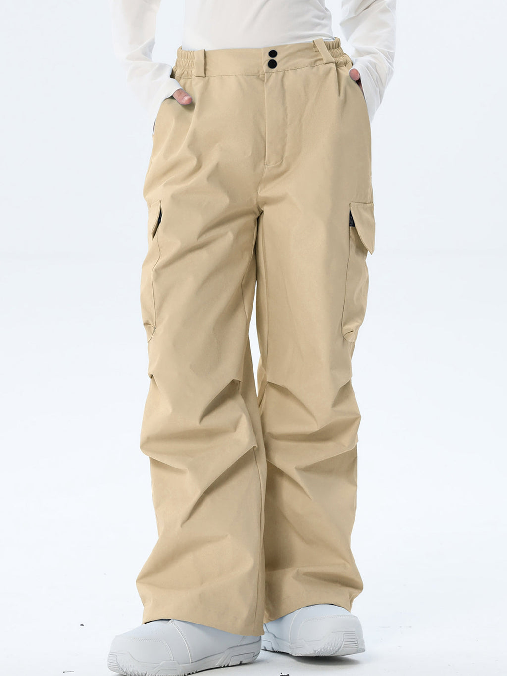 Women's Wide-Leg Cargo Snowboarding Trousers