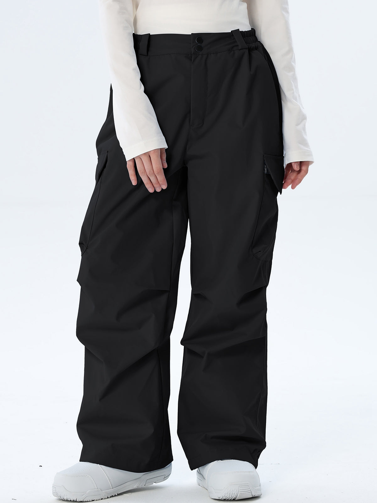 Women's Wide-Leg Cargo Snowboarding Trousers