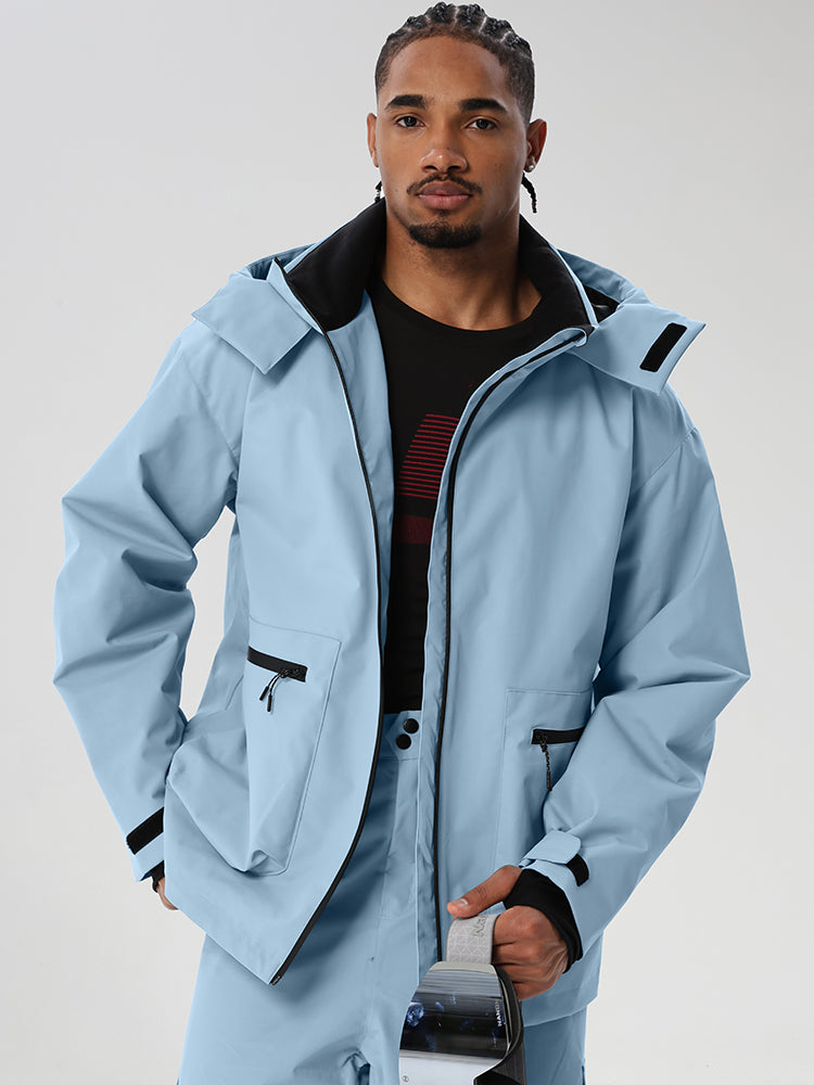 Men's Relaxed Snow Jacket with Inner Snow Skirt