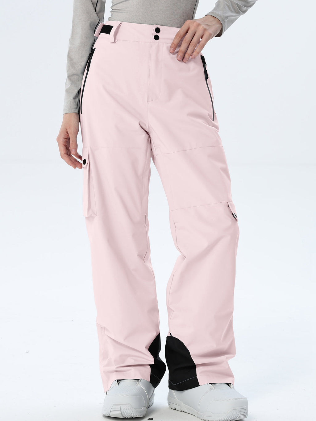 Women's Relaxed Utility Snow Pants with Cargo Storage