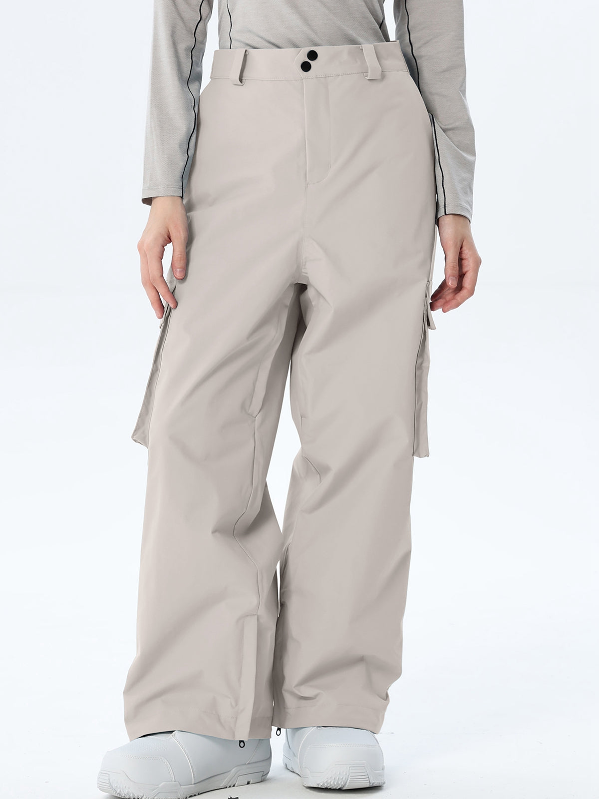 Women's Loose-Cut Ski Pants with Side Pockets