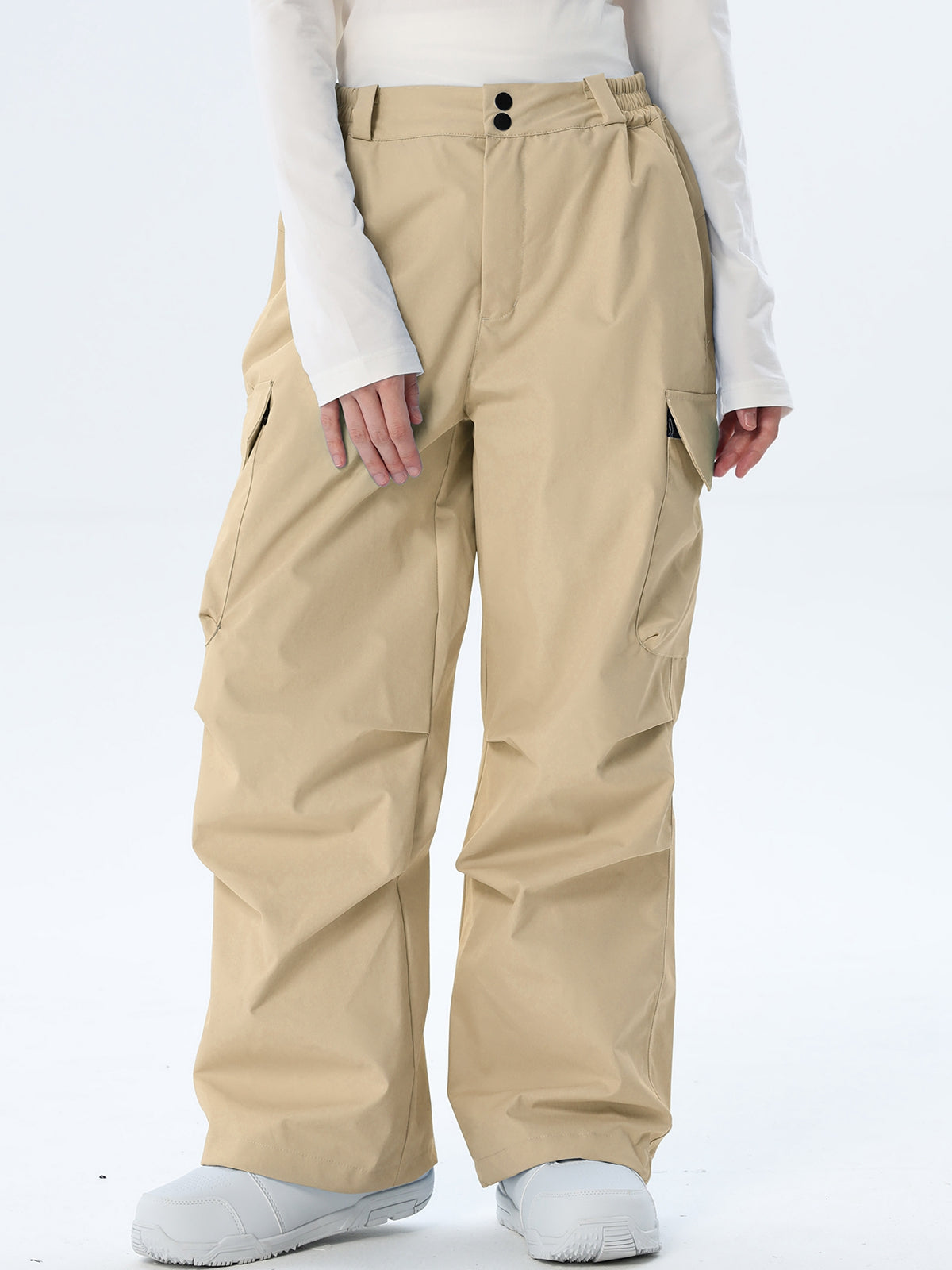 Women's Wide-Leg Cargo Snowboarding Trousers