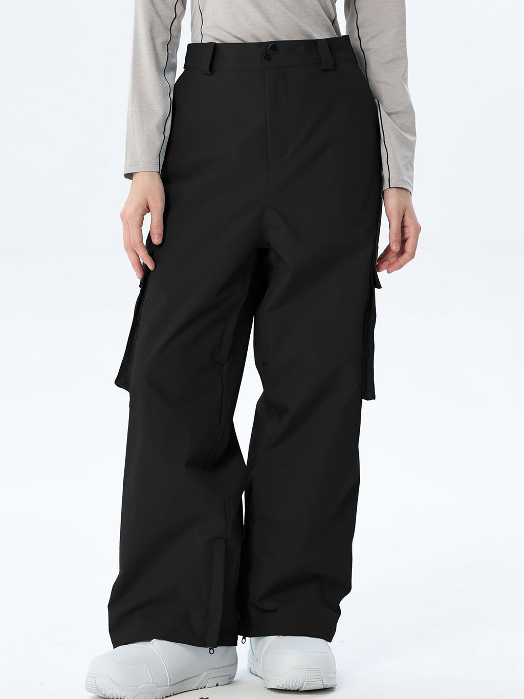 Women's Loose-Cut Ski Pants with Side Pockets