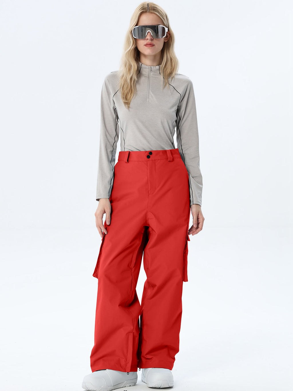 Women's Loose-Cut Ski Pants with Side Pockets