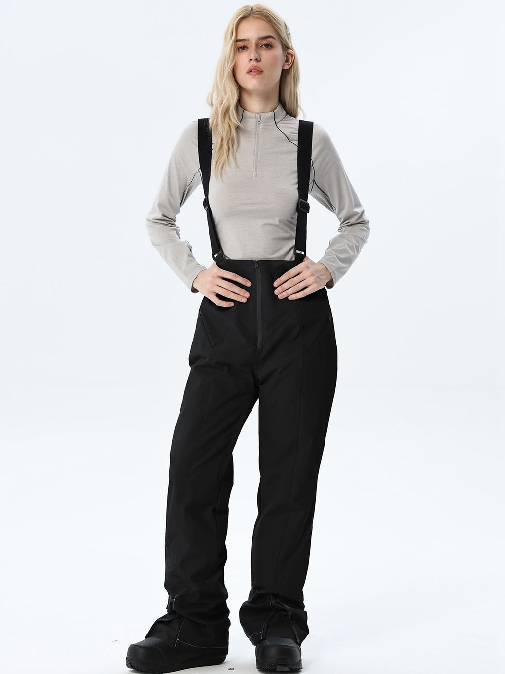 Women's High-Rise Suspender Snow Overalls