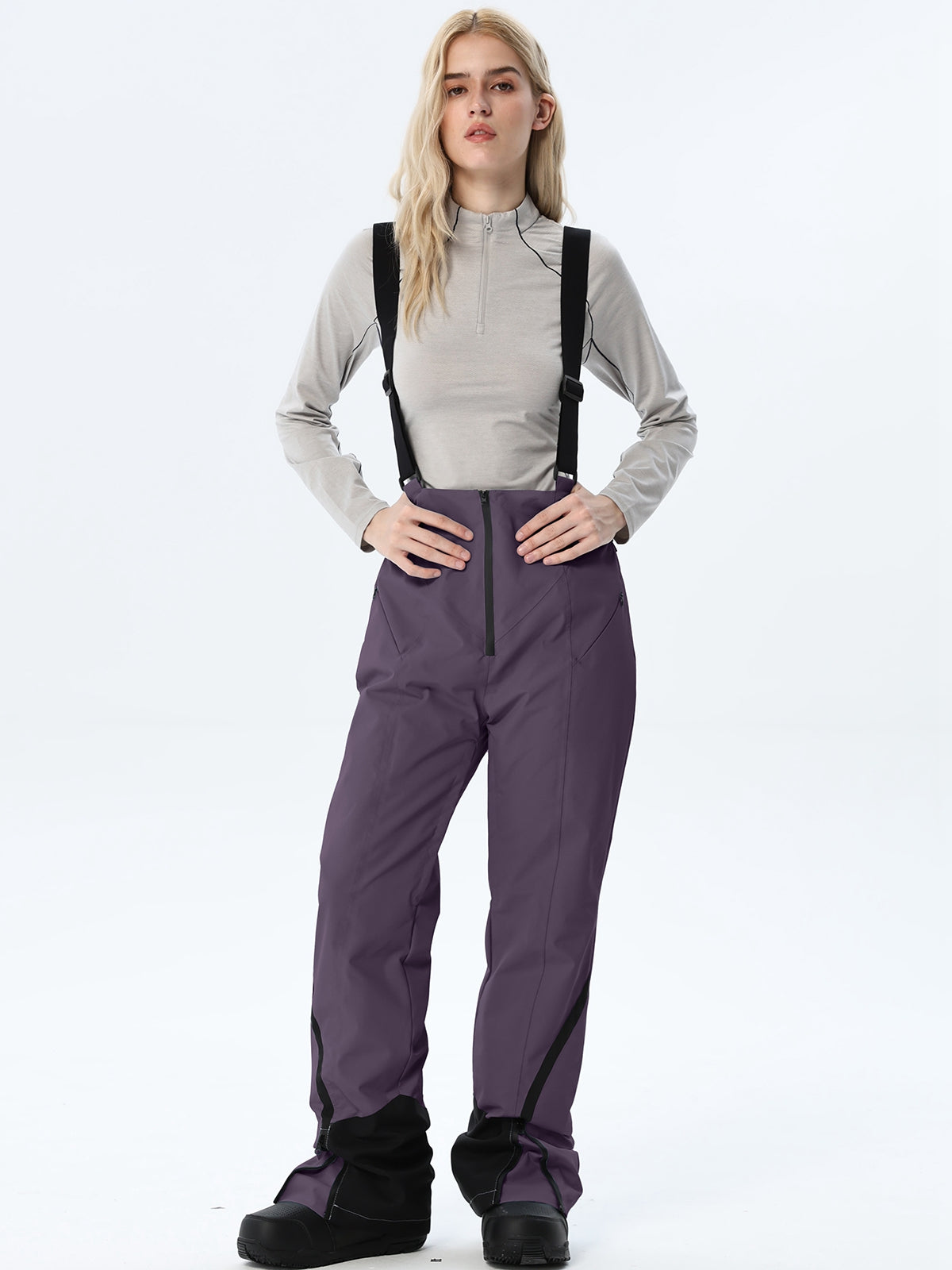 Women's High-Rise Suspender Snow Overalls
