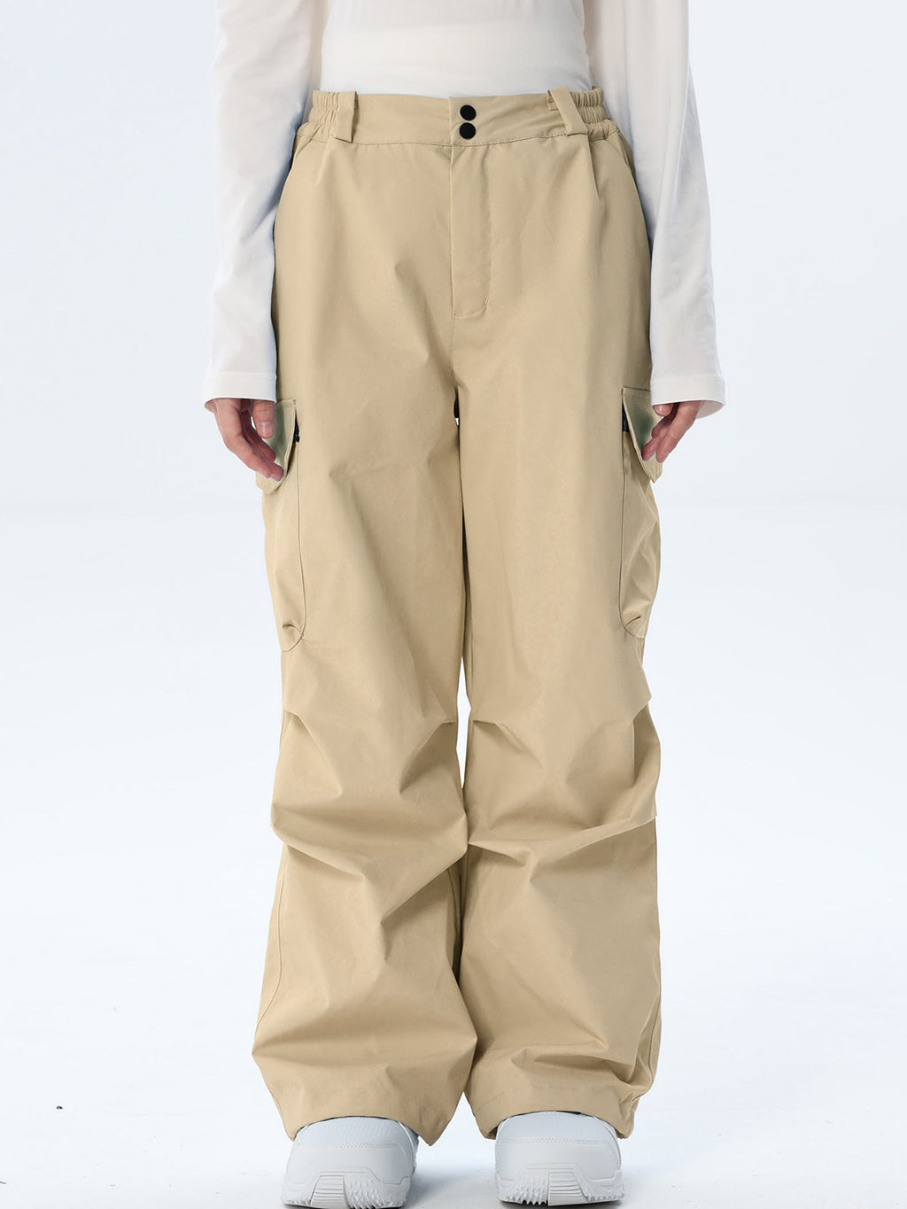 Women's Wide-Leg Cargo Snowboarding Trousers