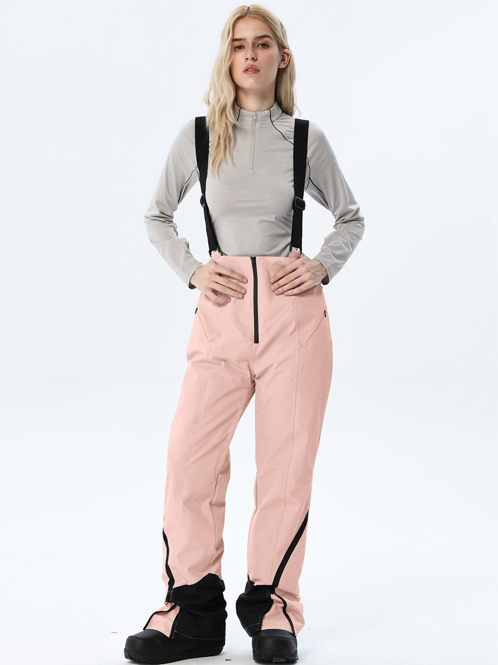 Women's High-Rise Suspender Snow Overalls
