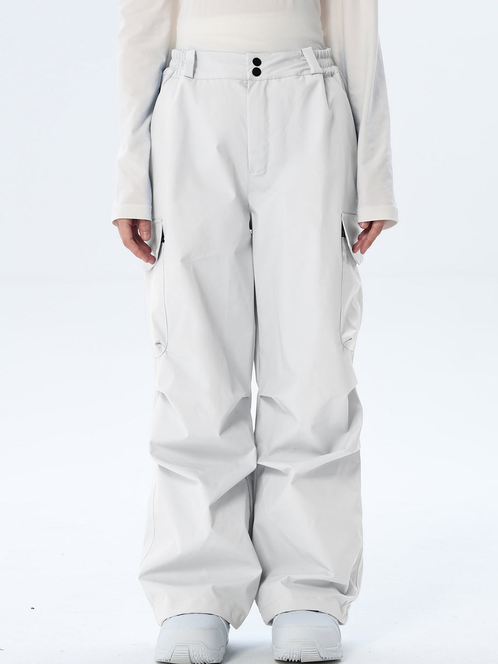 Women's Wide-Leg Cargo Snowboarding Trousers