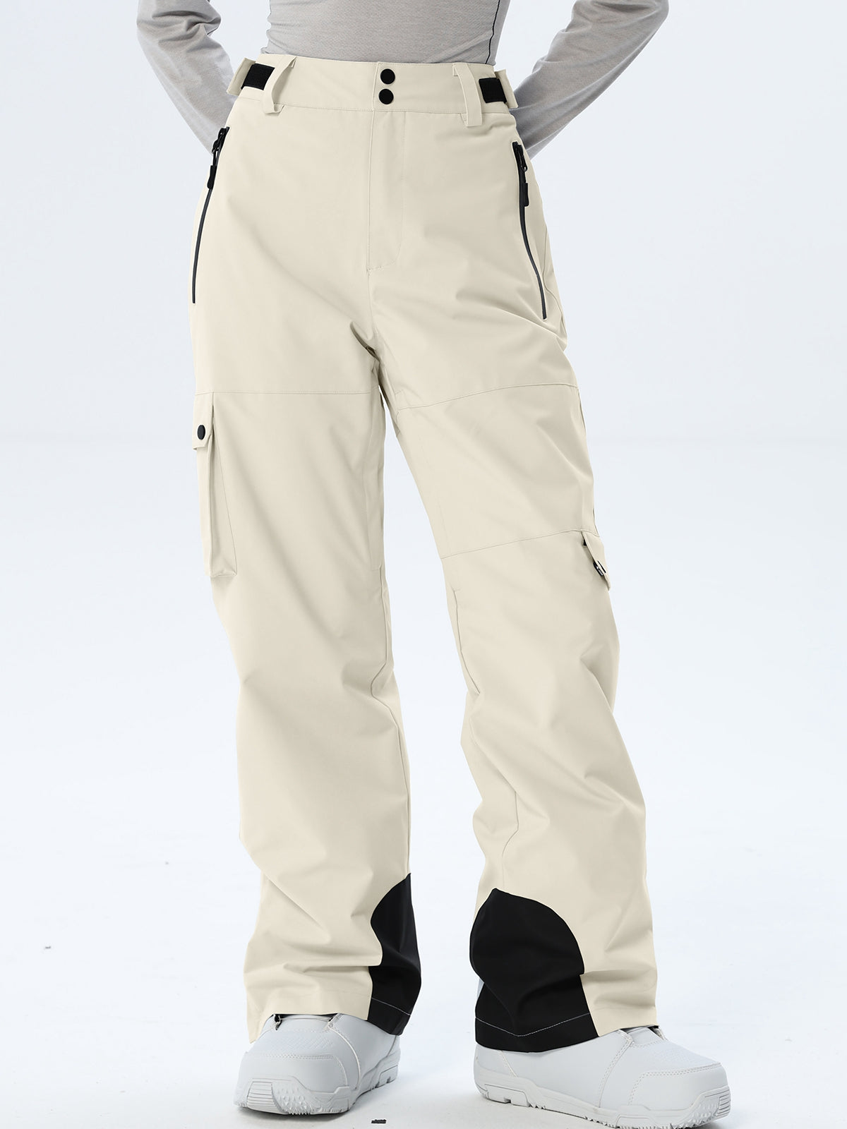Women's Relaxed Utility Snow Pants with Cargo Storage