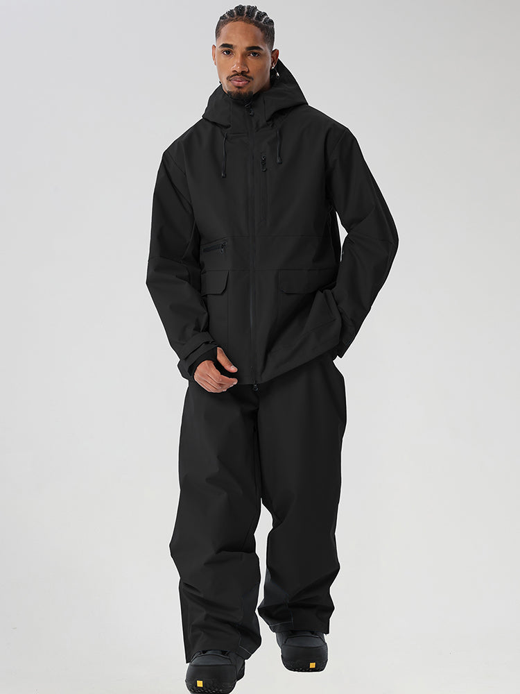 Men's Full-Zip Utility Ski Jacket and Pants