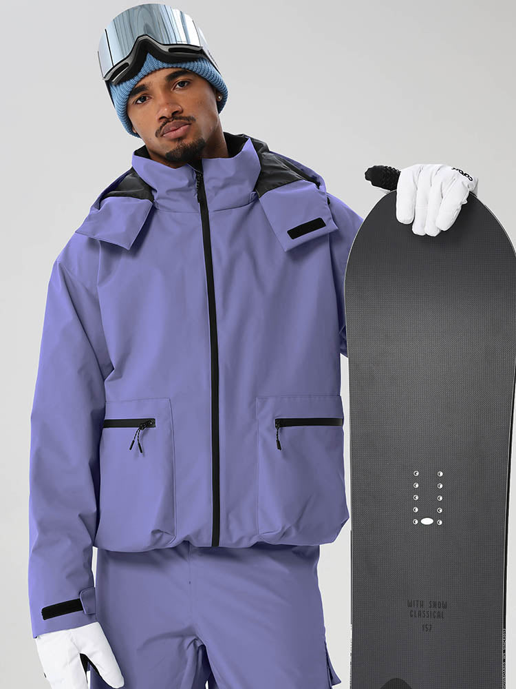 Men's Relaxed Snow Jacket with Inner Snow Skirt