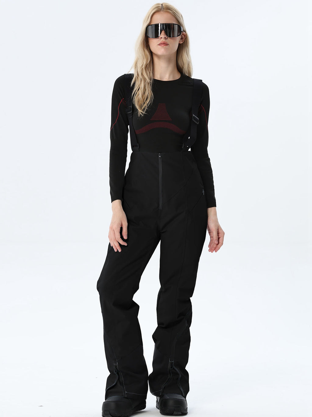 Women's High-Rise Suspender Snow Overalls