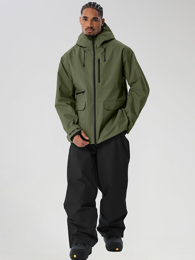 Men's Full-Zip Utility Ski Jacket and Pants