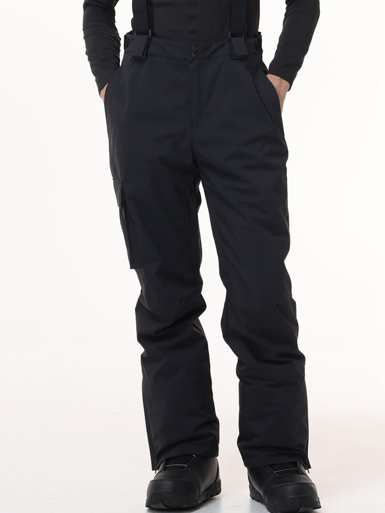 Men's Retro Contrast Ski Jacket and Bib Set