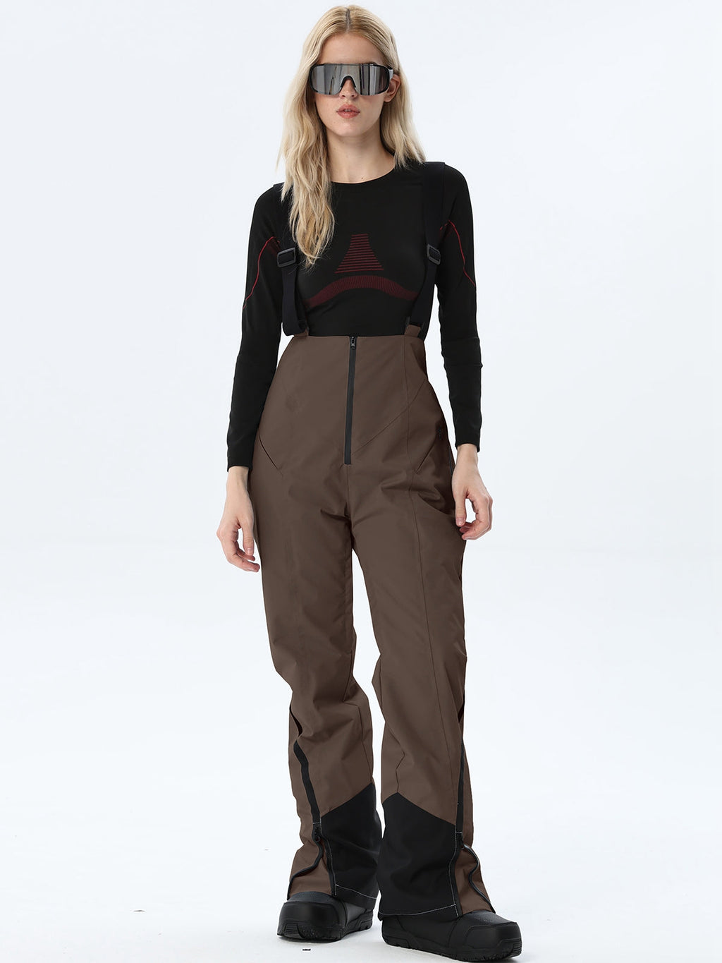 Women's High-Rise Suspender Snow Overalls